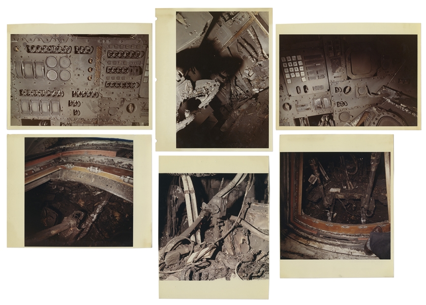 Apollo 1 Fire Investigation Photos -- Forty-One 8'' x 10'' Photos